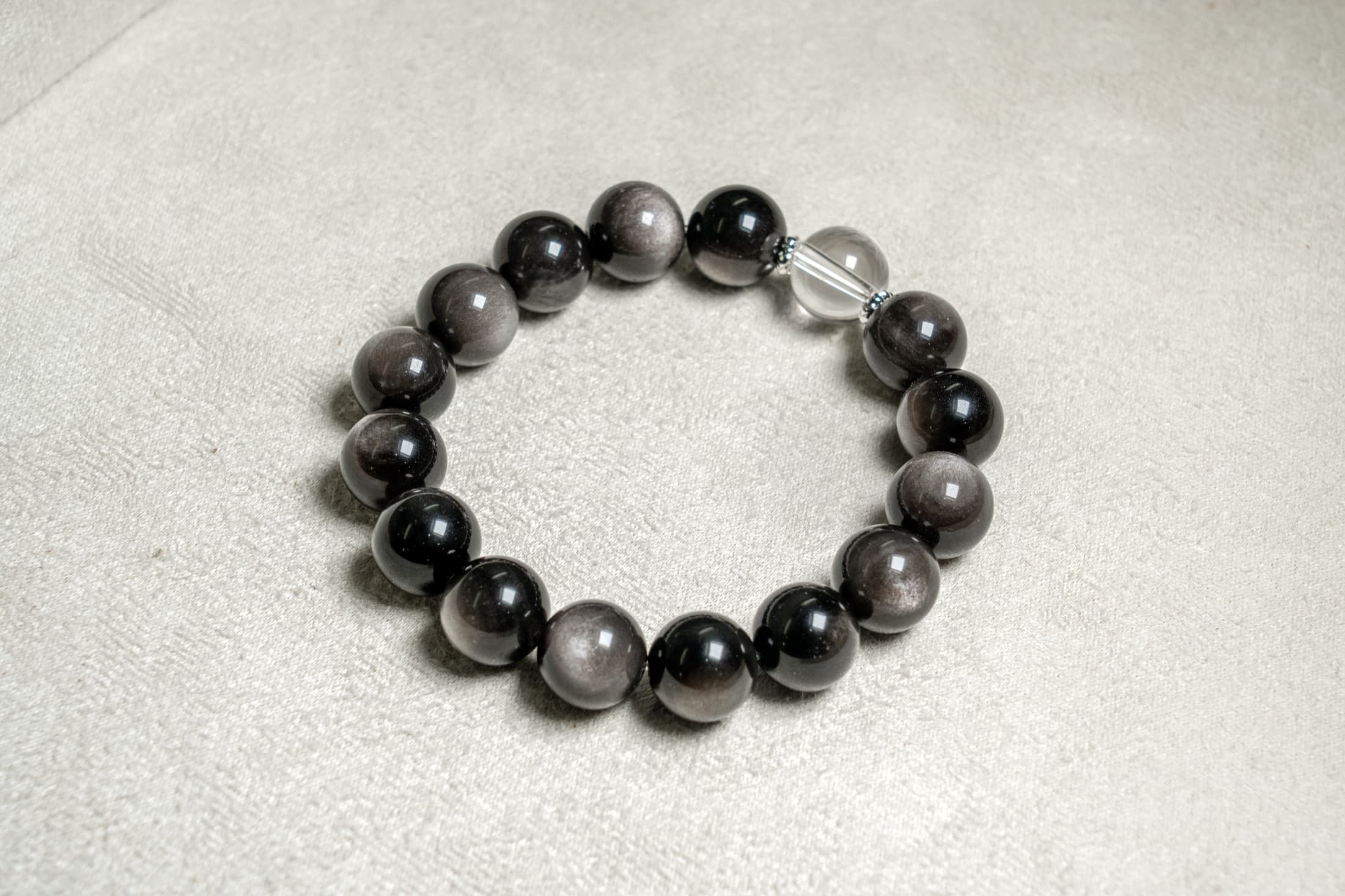 Obsidian Whisper bracelet