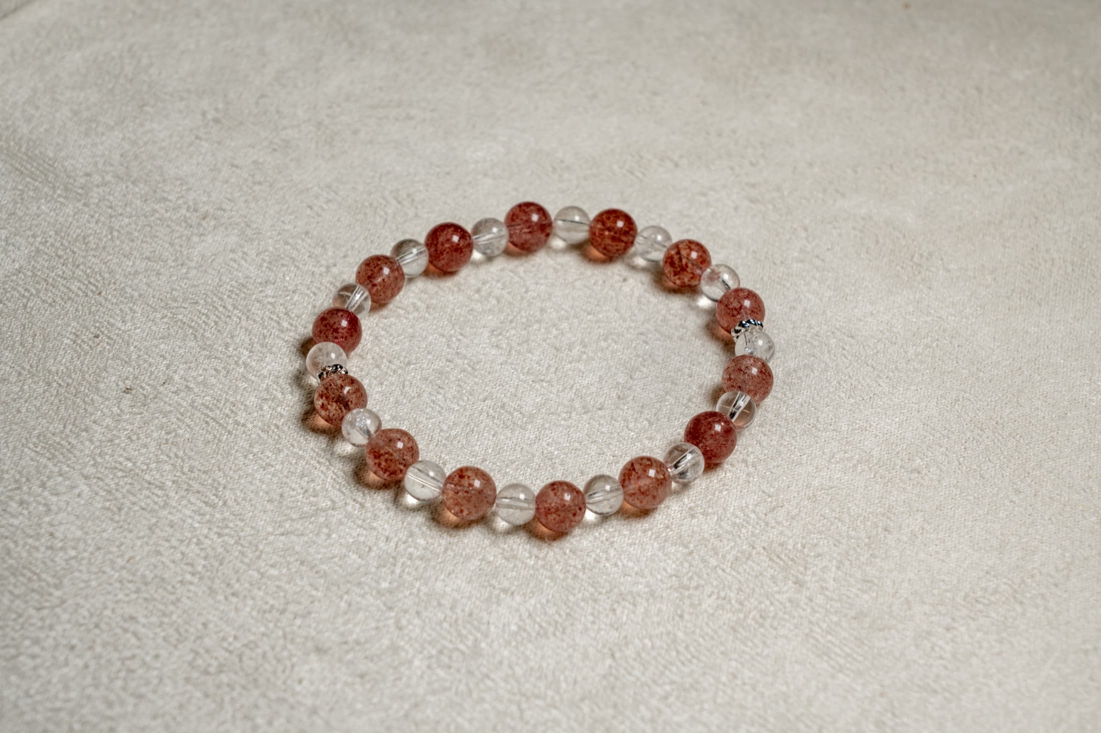 MoonArq Rose Drift bracelet photographed in the core collection studio style